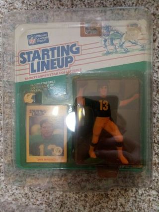 Dan Marino 1988 Starting Lineup Figure Miami Dolphins Nfl With Card.