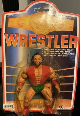 Vintage Old Stock Wrestler Wrestling Figure Hybrid Mister Mr X From 1980 