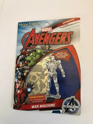 Fascinations Metal Earth 3d Metal Model Kit Marvels Avengers War Machine