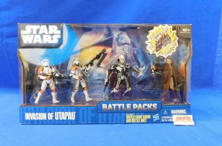 Invasion Of Utapau 4 - Figure Set Star Wars Battle Packs 2010 Hasbro