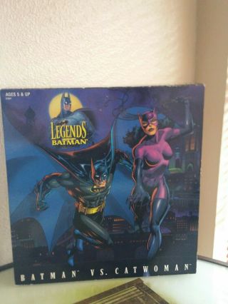 Vintage 1996 Kenner Legends Of Batman Batman Vs Catwoman Figure Set Dc