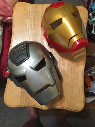 Disney Store Marvel Avengers Iron Man 2 - In - 1 Mask - Iron Man To War Machine