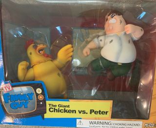 Mezco Toyz Family Guy The Giant Chicken Vs.  Peter 2005 A44