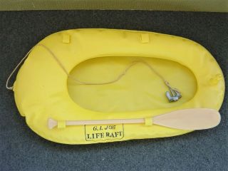 Gi Joe Vintage Life Raft And Oar For Sears Only Space Capsule Set.  No Seam 1966?