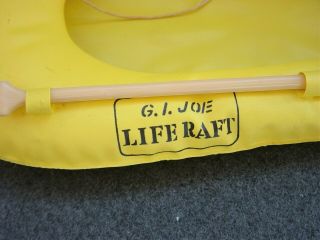 Gi Joe Vintage Life Raft and Oar for Sears Only Space Capsule Set.  No Seam 1966? 3