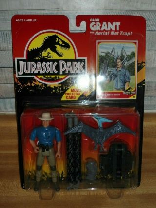 1993 Jurassic Park Alan Grant Kenner Figure Aerial Net Trap