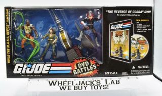 Gi Joe Dvd Battles Set 2 Of 5 " The Revenge Of Cobra " Misb 2008 Hasbro