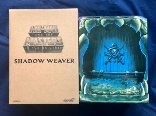 Super7 He - Man Masters Of The Universe Filmation Shadow Weaver Figure Mailer Box