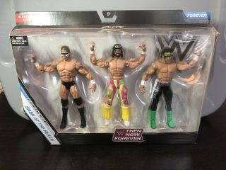 Wwe Elite Then Now Forever 3 Pack Bash At The Beach Macho Man Sting Luger Wcw