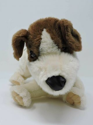 Folkmanis Jack Russell Terrier Dog Puppet Brown Beige 14 