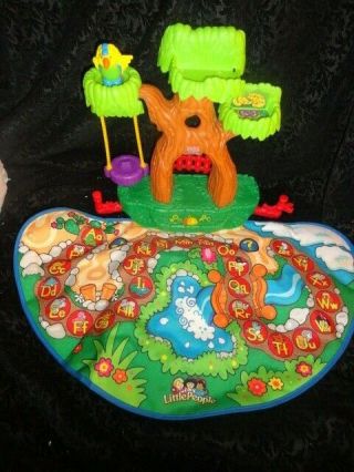 Fisher Price Little People Alphabet Abc A To Z Learning Zoo Treehouse Mat Only