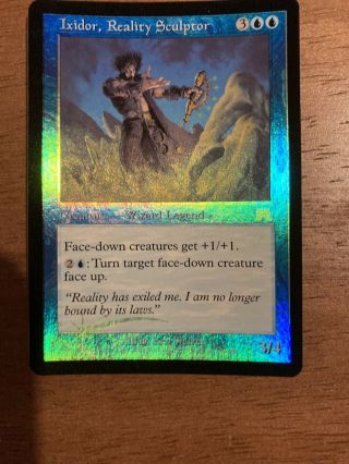 Ixidor,  Reality Sculptor Foil Onslaught Blue Rare Magic Mtg Card