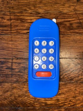 Vintage Little Tikes Blue Replacement Play Phone Kitchen House Push Button