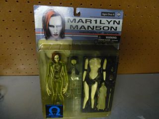 Mar1lyn Man5on Marilyn Manson Mechanical Animals Action Figure Rare Fewture