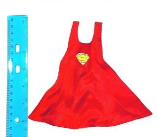 Pb - C - 7sup: 1/12 Long Red Wired Cape W/ Logo For Armor Superman (no Figure)