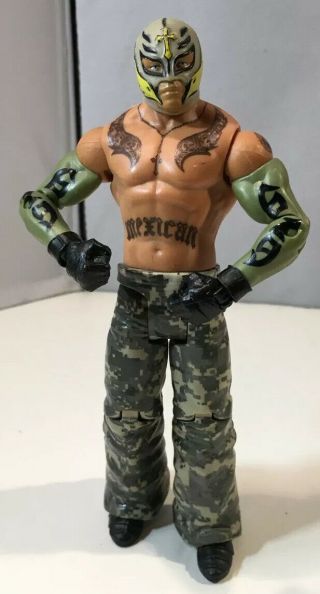 2011 Wwe Rey Mysterio Tribute Troops Wrestling Action Figure Camo Camouflage