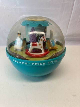 Vintage 1966 Roly Poly Chime Ball By Fisher Price.