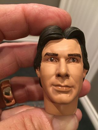 1/6 Harrison Ford Sideshow Star Wars Han Solo Head Sculpt For Hot Toys