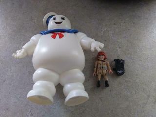 2017 Playmobil Ghostbusters Stay Puft Marshmallow Man 8 " Figure And Melnitz