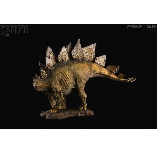 REBOR Stegosaurus Armatus Garden Plain Resin Statue 3