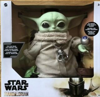 - Child Baby Yoda Star Wars The Mandalorian Mattel W/ 4 Accessories -