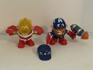 Hasbro Playskool Friends Mr.  Potato Head Captain America & Marvel’s Falcon 100