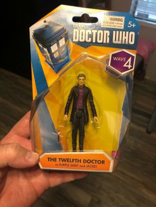 Doctor Who Action Figure Wave 4 The Twelfth Doctor In Purple Shirt And Jacket
