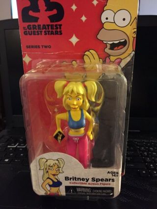 Neca The Simpsons Series 2 Britney Spears Action Figure