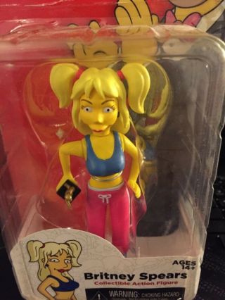 NECA The Simpsons Series 2 Britney Spears Action Figure 2