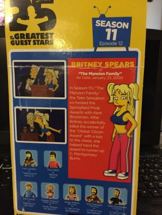NECA The Simpsons Series 2 Britney Spears Action Figure 3