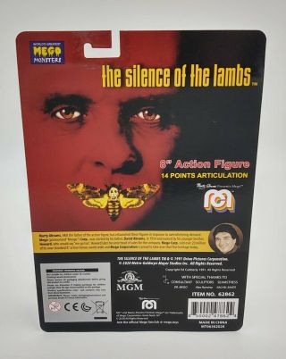 Hannibal Lecter The Silence of the Lambs MEGO 8 