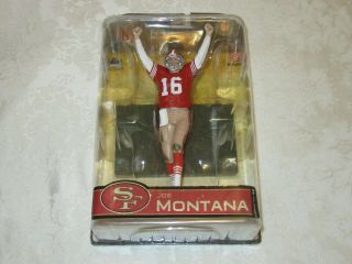 Mcfarlane Toys Nfl Legends Series 3 San Francisco 49ers Joe Montana Red Jersey