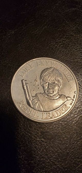 Star Wars Potf Coin Luke Skywalker Vintage Kenner 1984
