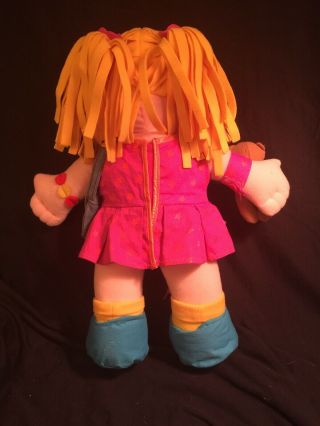 I Play Learn to Dress Soft Plush Girl Doll w/ Purse & Bear iPlay - Complete 2