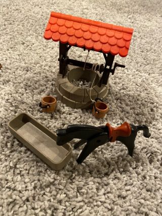 Playmobil 3295 Water Well Medieval Castle Horse Bucket 3666