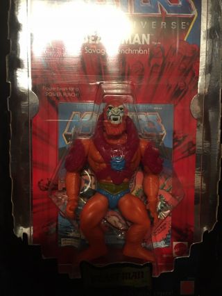 Motu Commemorative Beast Man Masters Of The Universe Limited Edition 1/10000 Nip