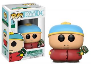 Funko Pop South Park Cartman With Clyde,  Toolshed,  Human Kite& The Coon (4 Pops)