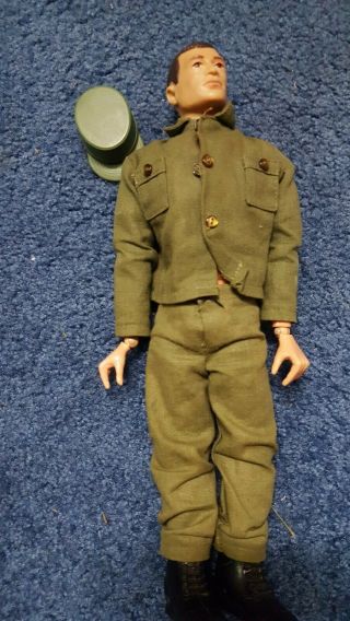 Vintage Gi Joe Doll Copyright 1964 With Army Uniform