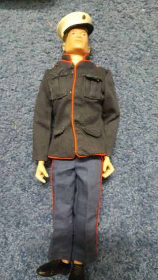 Vintage Gi Joe Doll With Marine Outfit - Doll Copyright 1964