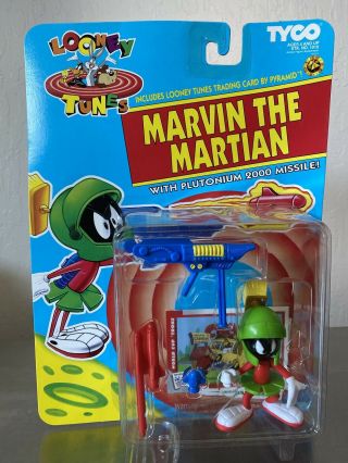 Tyco Looney Tunes Marvin The Martian Action Figure Warner Bros 1993 Wb