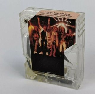 1988 Pocket Rockers Fisher Price Mini Cassette Bon Jovi Wanted Dead Or Alive