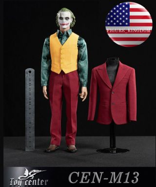 1/6 Scale Joker Red Suit Full Set Arthur For 12 " Figure Hot Toys Cen - M13 ❶usa❶