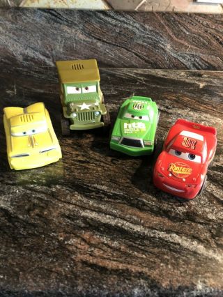Disney Pixar Cars Shake N Go Cars Sarge Ramone Chick Hicks Lightning Mcqueen