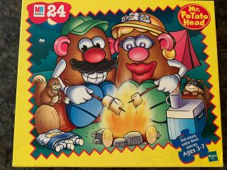 Mr & Mrs Potato Head “roasting Marshmallows” 24 Piece 12.  5”x15” Puzzle