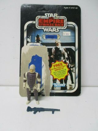 Vintage 1980 Star Wars Empire Strikes Back Dengar With Unpunched Card