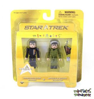 Star Trek Minimates Series 3 Tos Ambassador Sarek & Spock 