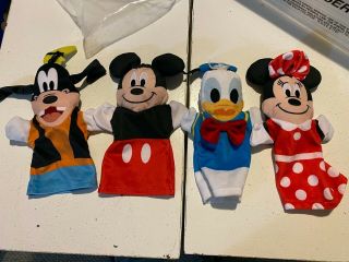 Melissa & Doug Disney Baby Hand Puppet Mickey Mouse Minnie,  Donald Duck,  Goofy