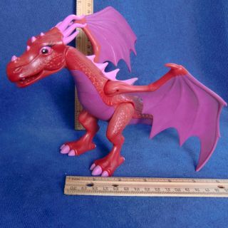 Playmobil Friendly Dragon Mother Mama Ok,  Red Pink Wings Fairies 9134 Dragonmama
