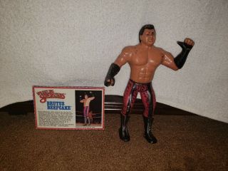 Brutus The Barber Beefcake 1986 Titan Sports Ljn Wwf Wwe Wrestling With Bio Card