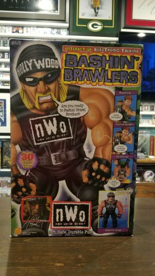 Hulk Hogan Bashin Brawlers Nwo Wcw Wwf Wwe Talking Wrestling Buddy Mib